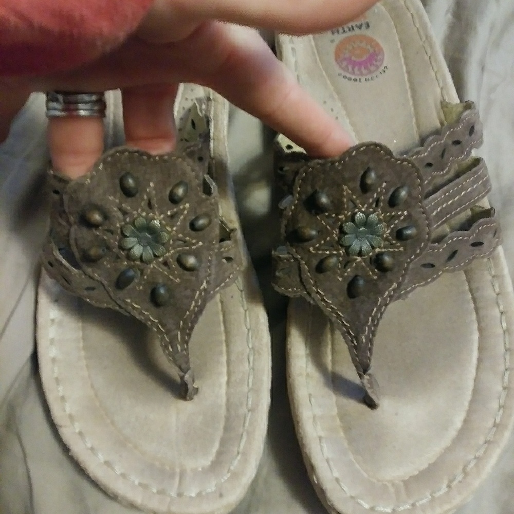 Brown sandles